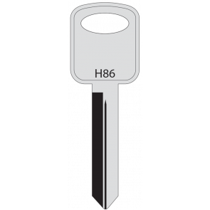 Ford Key Blank (H86-NP, FO-27D, H86-Service Key)