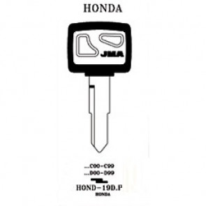 Honda (HON39P, HOND-19D.P) Plastic Head Key 5-PACK