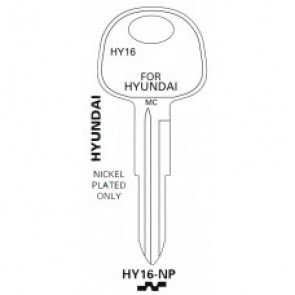 Hyundai Key Blank (HY16-NP, HY-12) 10-PACK