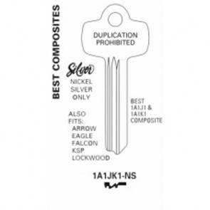 Ilco # A1114G fit BEST G keyway NEW JET Silver Line 1A1G1-NS Key Blanks 50 