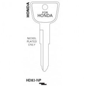 Honda (HD-83, HOND-10, HD90) key blank NP 10-PACK