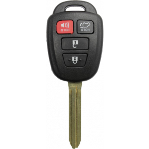 Toyota Camry 4- Button Remote Head Key w/ Trunk (FCC ID: HYQ12BDM) H-Chip 313.8MHz -by Kee-Co