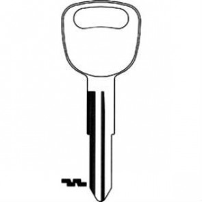 Kia Key Blanks (KK1-NP, KI-1D, X233) 10-PACK