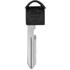 Nissan / Infinity Emergency Key w/ Chip -by Ilco