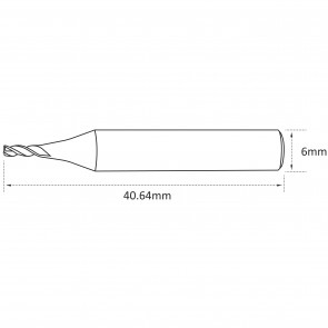 TR2.5 End Mill High Security Cutter - 3D-Xtreme/Elite