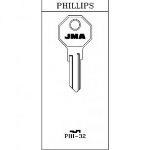 Philips Cabinet Lock (PH32, PHI-32) Key Blank 10-PACK