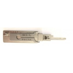 Schlage SC1 Reverse SC1-L-AG Lishi 2 in 1 tool