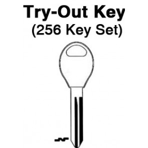 NISSAN- Door Locks - TO-102 (DA34) 256pc. Try-Out Key Set