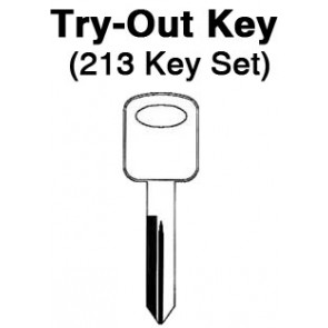 FORD - All Door Locks (Spaces 2-7) - Aero Lock - TO-110 (H75) 213pc. Try-Out Key Set