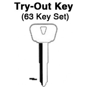 SUZUKI/YAMAHA - 1993 & Up - TO-116 (YM63) 63 pc. Try-Out Key Set