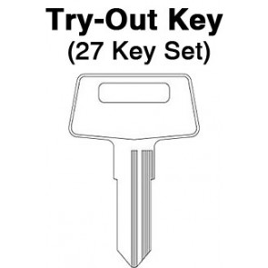 KAWASAKI - X254 Key - TO-14 (X254) 27pc. Try-Out Key Set