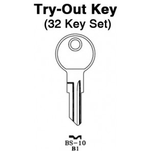 BROCKWAY/PETERBILT TRUCKS - Briggs & Stratton - Aero Lock TO-19 (B1) 32pc. Try-Out Key Set
