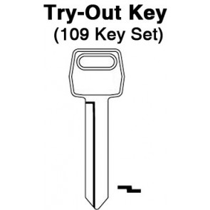 FORD - 1991 & UP Door Locks (Escort & Tracer) - Aero Lock TO-56 (H60/H62) 109pc. Try-Out Key Set