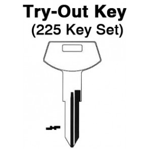 GM - Ignition & Door Locks - Alpha - Aero Lock - TO-55 (B68) 225pc. Try-Out Key Set