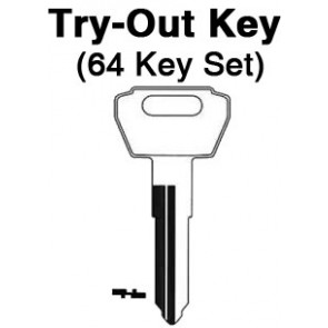 SUZUKI - 1988 & Up (1988 Katana, 1989 & up expanded) - TO-59 (SUZ12) 64pc. Try-Out Key Set