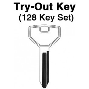 CHRYSLER - 1993 ALL Locks - Aero Lock TO-65 (Y155) 128pc. Try-Out Key Set