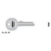 ABUS 24/RK26 KBR Key Blanks (10-Pack) for 41 Series Locks